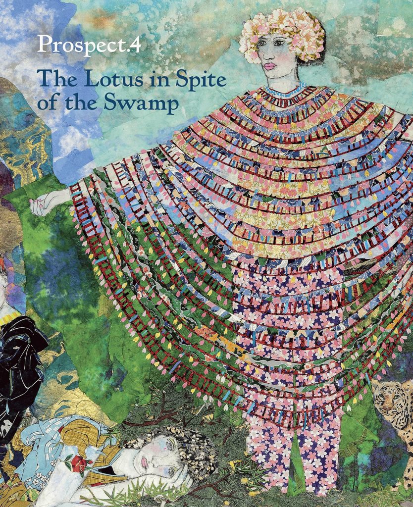Artwork by Maria Berrio on the cover of the catalogue for Prospect.4: The Lotus in Spite of the Swamp
